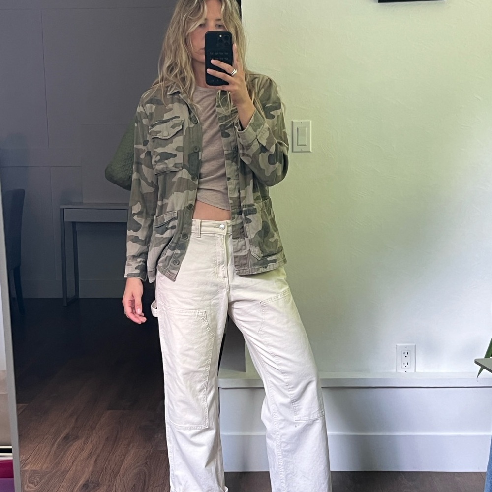 Vintage top shop camo jacket army